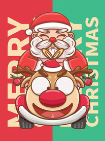 圣诞节插画设计