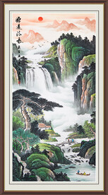 源远流长风水画