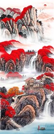 别墅鸿运当头玄关