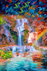 抽象油画