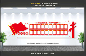 光辉历程文化墙