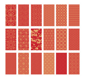 中式传统喜庆纹样