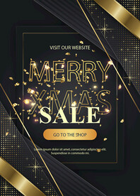 圣诞节圣诞老人礼物新年元旦贺卡