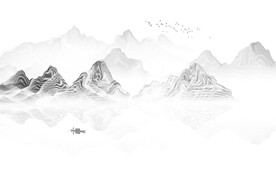 新中式山水画