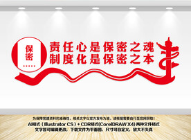 保密形象墙
