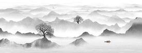新中式山水画