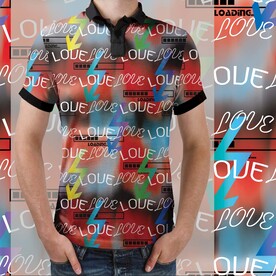 潮牌男装印花高清分层