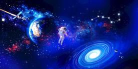 宇宙星空银河系背景