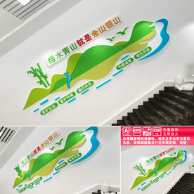 环保楼道文化墙