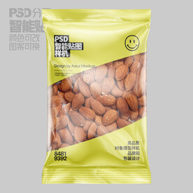 杏仁坚果包装样机
