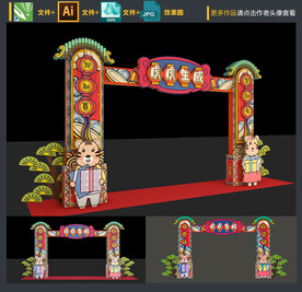 虎年门头