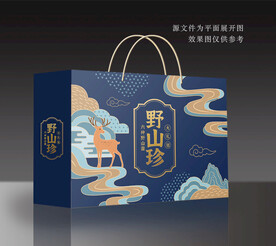 山珍干货香菇礼盒包装