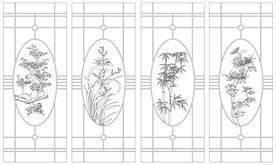 梅兰竹菊