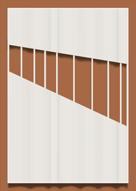 抽象几何线条方块装饰画