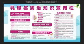 乳腺癌防治知识宣传栏