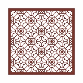 中式矢量雕花花纹