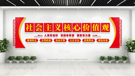 社会主义核心价值观背景墙