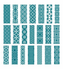 中式矢量雕花花纹