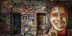 涂鸦 工装个性背景墙