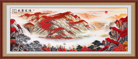 鸿运当头国画