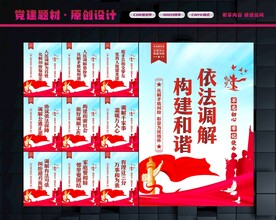 调解室展板