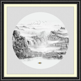 新中式山水画