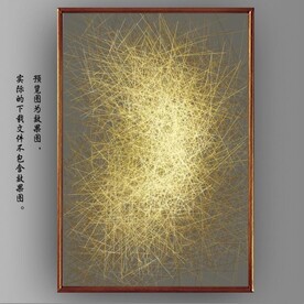 光影抽象线条装饰无框画