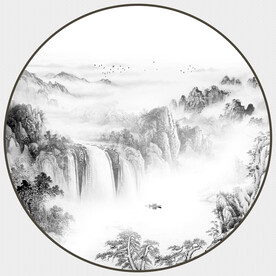 新中式山水画