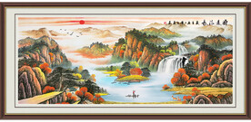 源远流长风水画