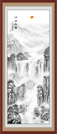 玄关山水画