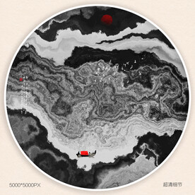 大厅抽象画