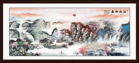 国画山水画