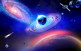 科幻太空宇航员