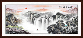 国画山水画