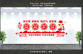 文明城市文化墙