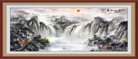 国画山水画