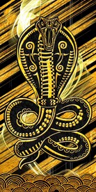 简约抽象蛇玄关