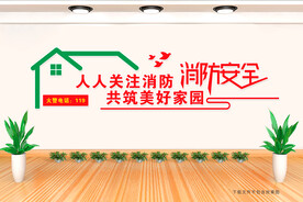 消防口号 文化墙