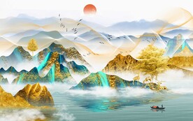意境山水画