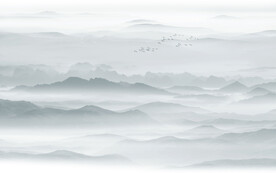 水墨远山