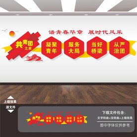 共青团展板