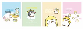 卡套 本子封面  镜子图案