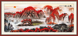 鸿运当头国画
