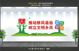 移风易俗文化墙