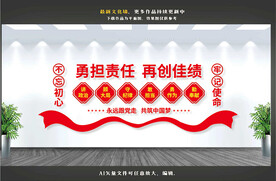 国企党建文化墙