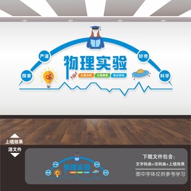 物理实验室文化墙