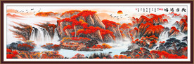 鸿运当头国画