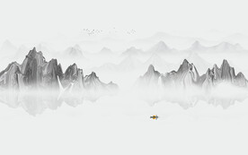 新中式背景墙