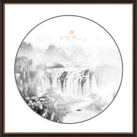 新中式山水画