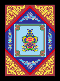 藏式展板标语